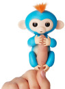 Интерактивная игрушка обезьянка WowWee Fingerlings - Борис 12 см синий пластик 3703A