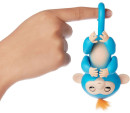 Интерактивная игрушка обезьянка WowWee Fingerlings - Борис 12 см синий пластик 3703A3