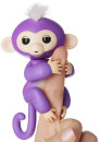 Интерактивная игрушка обезьянка WowWee Fingerlings - Миа 12 см фиолетовый пластик 3704A2