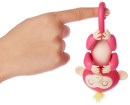 Интерактивная игрушка обезьянка WowWee Fingerlings - Белла 12 см розовый пластик 3705A2