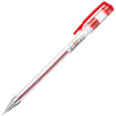 Шариковая ручка Index IBP4170 красный 0.6 мм масляные чернила, металлизированный наконечник