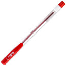 Шариковая ручка Index IBP4170 красный 0.6 мм масляные чернила, металлизированный наконечник2