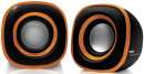 Колонки BBK CA-301S 2x1.5 Вт черный/оранжевый