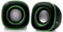Колонки BBK CA-301S 2x1.5 Вт черный/зеленый
