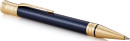 Шариковая ручка поворотная Parker Duofold K307 Prestige Blue Chevron GT черный M 19313732