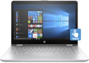 Ноутбук HP Pavilion x360 14-ba105ur 14" 1920x1080 Intel Core i7-8550U 1 Tb 128 Gb 8Gb nVidia GeForce GT 940MX 4096 Мб серебристый Windows 10 Home 2PQ12EA