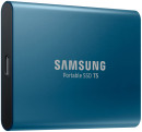 Внешний SSD диск 1.8" 500 Gb USB Type-C Samsung T5 синий MU-PA500B/WW