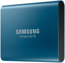 Внешний SSD диск 1.8" 500 Gb USB Type-C Samsung T5 синий MU-PA500B/WW3