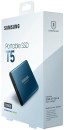 Внешний SSD диск 1.8" 500 Gb USB Type-C Samsung T5 синий MU-PA500B/WW10