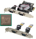 Контроллер Orient XWT-PE4SV1 PCI-E - COM 4-port ASIX AX99100 30470