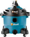 Промышленный пылесос BORT BSS-1330-Pro сухая влажная уборка синий чёрный2