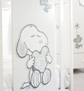 Кроватка Baby Expert Snoopy (белый/серебро)2