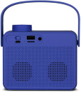АС SVEN PS-72, синий, акустическая система 2.0, мощность 2x3 Вт (RMS), Bluetooth, FM, USB, microSD, ручка, встроенный аккумулятор)2