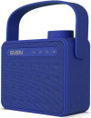 АС SVEN PS-72, синий, акустическая система 2.0, мощность 2x3 Вт (RMS), Bluetooth, FM, USB, microSD, ручка, встроенный аккумулятор)3