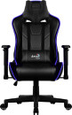 Кресло компьютерное игровое Aerocool AC220 RGB-B черный перфорация RGB подсветка 4713105968286