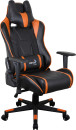 Кресло компьютерное игровое Aerocool AC220 AIR-BO  черно-оранжевое с перфорацией 4713105968408