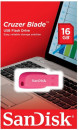 Флешка USB 16Gb SanDisk Cruzer Blade SDCZ50C-016G-B35PE розовый3