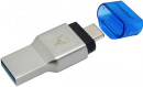 Картридер внешний Kingston FCR-ML3C MobileLite Duo 3C microSD/microSDHC/microSDXC/UHS-I USB Type-C серебристый3