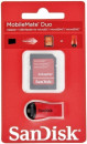 Картридер внешний USB 2.0 SanDisk красный SDDRK-121-B352