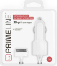 Автомобильное зарядное устройство Prime Line 2200 1A 30-pin Apple белый2