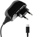 Сетевое зарядное устройство Deppa 23150 2.1A USB-C черный