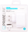 Сетевое зарядное устройство Prime Line 2315 2.1A 30-pin Apple белый