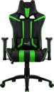 Кресло компьютерное игровое Aerocool AC120 AIR-BG черно-зеленое с перфорацией 47131059683472