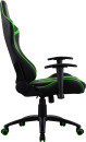 Кресло компьютерное игровое Aerocool AC120 AIR-BG черно-зеленое с перфорацией 47131059683473