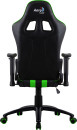 Кресло компьютерное игровое Aerocool AC120 AIR-BG черно-зеленое с перфорацией 47131059683474