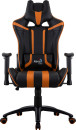 Кресло компьютерное игровое Aerocool AC120 AIR-BO черно-оранжевое с перфорацией 47131059683303