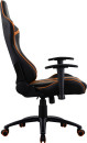 Кресло компьютерное игровое Aerocool AC120 AIR-BO черно-оранжевое с перфорацией 47131059683304