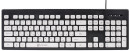Клавиатура проводная Oklick 580M USB черный белый