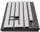 Клавиатура проводная Oklick 580M USB черный белый4