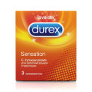 DUREX Презервативы №3 Sensation с пупырышками