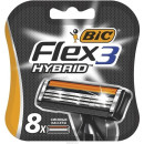 Сменная кассета BIC Flex 3 Hybrid 8