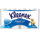 Бумага туалетная Kleenex Clean Care Delicate white 8 шт 2-ух слойная растворяются в воде 9450008