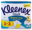 Бумага туалетная Kleenex Extra Long 4 шт растворяются в воде 2-ух слойная 9450045