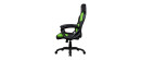 Кресло компьютерное игровое Aerocool AC80C AIR-BG чёрный зеленый2