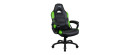 Кресло компьютерное игровое Aerocool AC80C AIR-BG чёрный зеленый4
