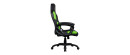 Кресло компьютерное игровое Aerocool AC80C AIR-BG чёрный зеленый5