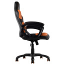 Кресло компьютерное игровое Aerocool AC80C AIR-BO черно-оранжевый с перфорацией3