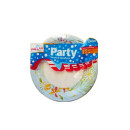 PACLAN Party Тарелка бумаж Decor цветная 230мл 12шт/уп