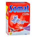 SOMAT SALT спецсоль для посудомоечных машин 1,5кг