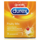 DUREX Презервативы №3 Fruity Mix с фруктовыми вкусами
