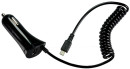 Автомобильное зарядное устройство Partner 2.1A microUSB USB черный ПР0331163