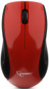 Мышь беспроводная Gembird MUSW-320-R красный USB + радиоканал