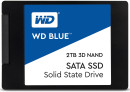 Твердотельный накопитель SSD 2.5" 2 Tb Western Digital Blue Read 560Mb/s Write 530Mb/s 3D NAND TLC WDS200T2B0A