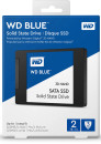 Твердотельный накопитель SSD 2.5" 2 Tb Western Digital Blue Read 560Mb/s Write 530Mb/s 3D NAND TLC WDS200T2B0A2