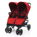 Прогулочная коляска для двоих детей Valco Baby Snap Duo (fire red)