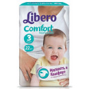 LIBERO Подгузники детские Комфорт миди 4-9кг 22шт упаковка маленькая